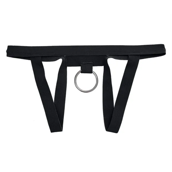 Black_And_Red_Dog_Harness_With_Metal_Ring