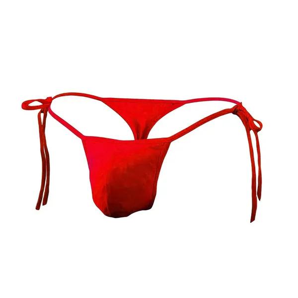 Red_Elastic_Side-Tie_Thong_Underwear_for_Men