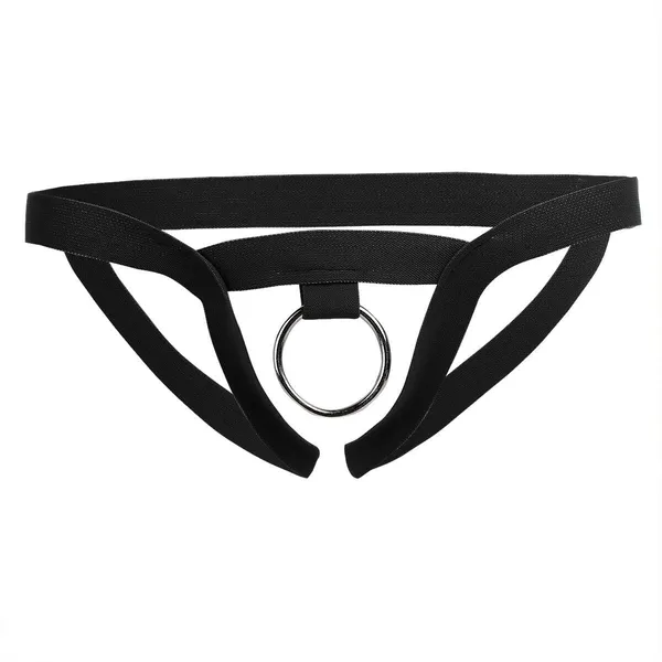 Black_And_Red_Dog_Harness_With_Metal_Ring