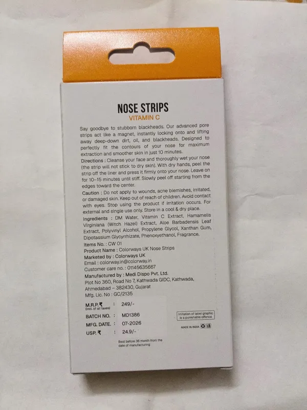 Colorways_UK_Vitamin_C_Cleansing_Nose_Strips