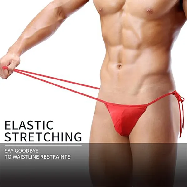Red_Elastic_Side-Tie_Thong_Underwear_for_Men