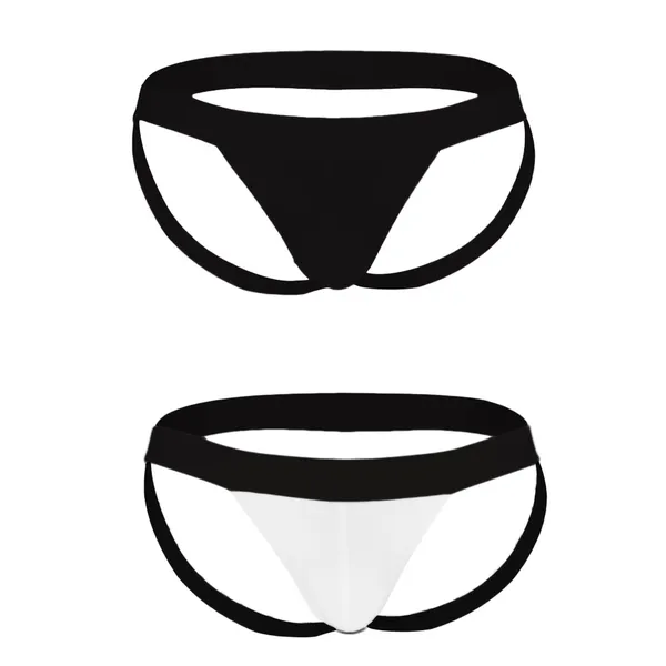 Black_And_White_Bikini_Briefs_For_Men