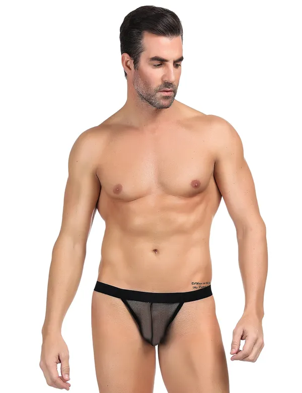 Black_And_White_Mesh_Thong_Underwear_for_Men