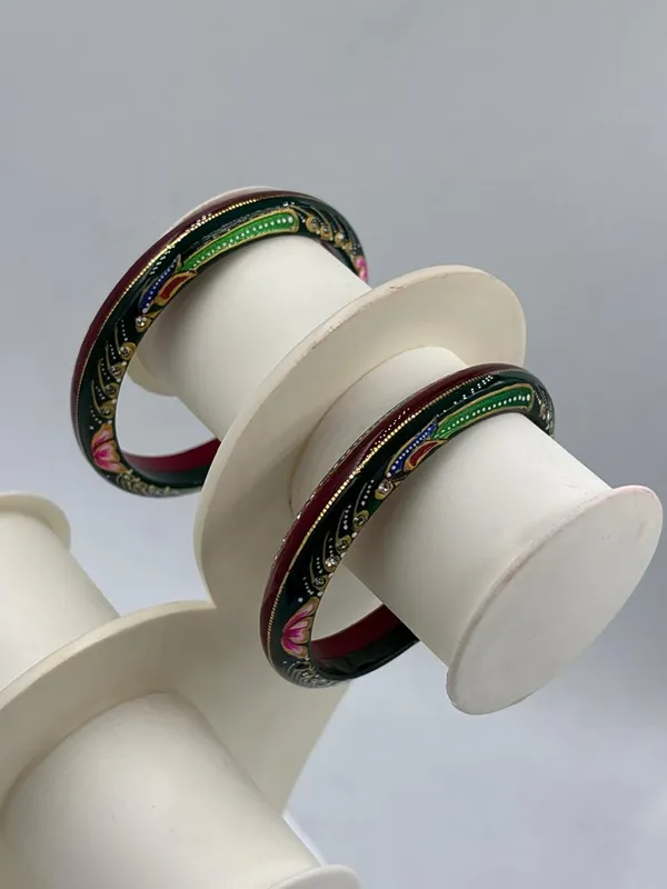 Maroon_Handpainted_Traditional_Bangles_for_Women