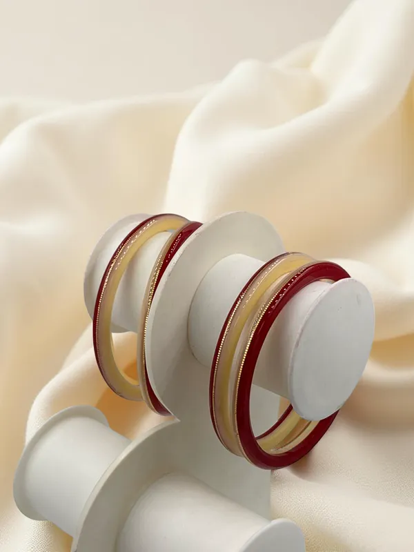 Maroon_And_Cream_Traditional_Bangles_Set_for_Women