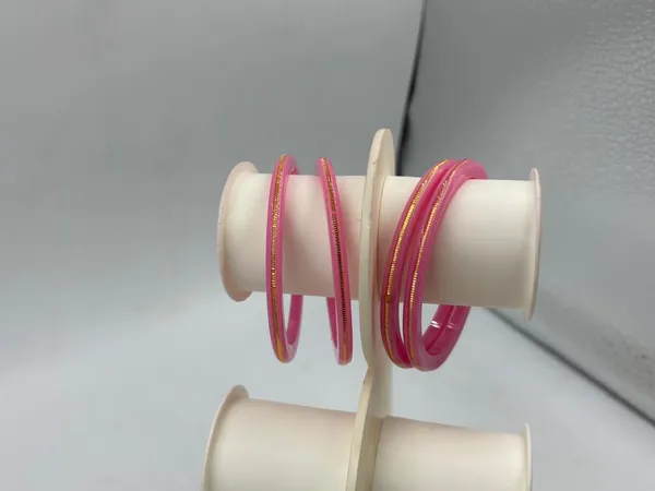 Pink_Glass_Traditional_Bangles_Set_for_Women