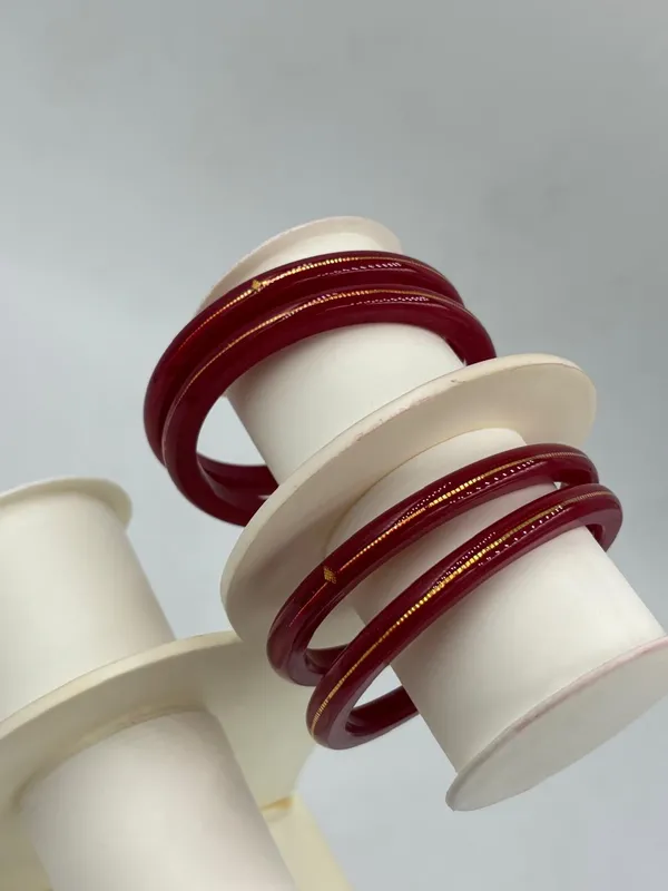 Maroon_Gold_Accent_Bangle_Set_for_Women