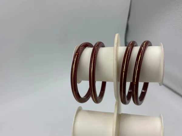 Maroon_Gold_Detail_Bangle_Set_for_Women