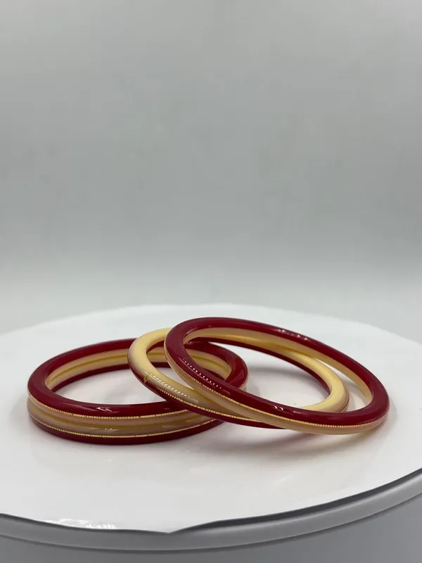 Maroon_And_Cream_Traditional_Bangles_Set_for_Women