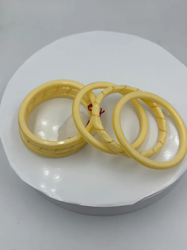 Cream_Textured_Gold-Tone_Bangles_Set_for_Women