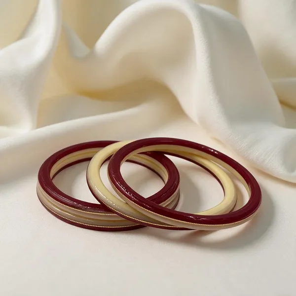 Red_&_Cream_22K_Gold_Plastic_Churi_Bangle_Set_For_Women_Pack_Of_4