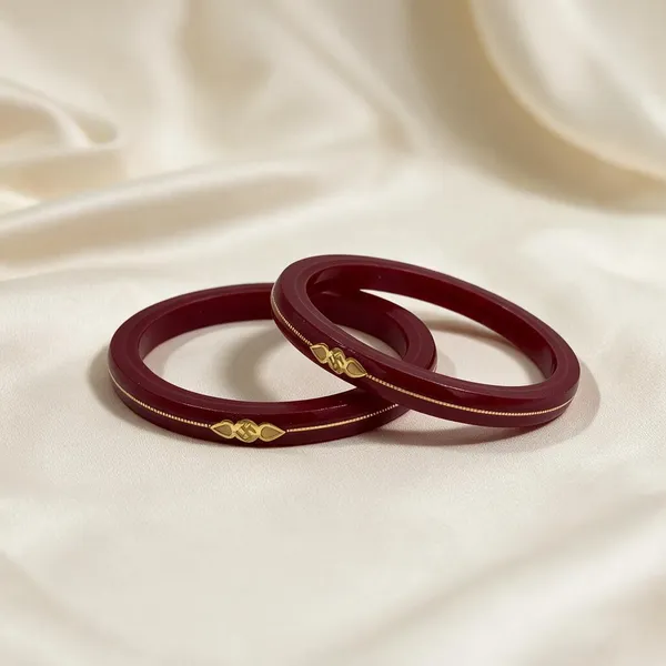 Red_22K_Gold_Plastic_Swastik_Churi_Bangle_Set_For_Women_Pack_Of_4
