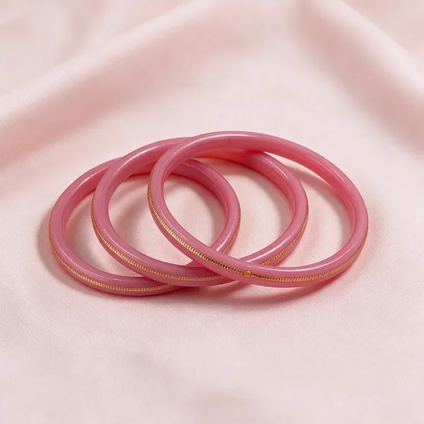 Pink_Gold-Tone_Plastic_Slim_Bangle_Set_For_Women_Pack_Of_2