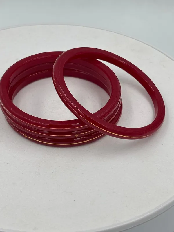 Maroon_Gold_Accent_Bangle_Set_for_Women