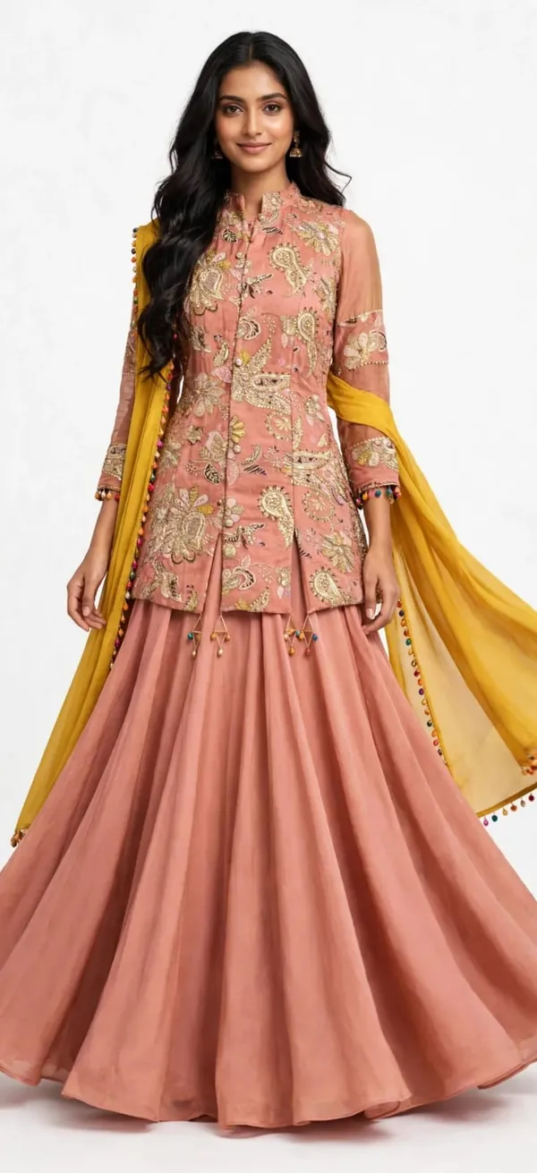 Peach_Printed_Ethnic_Lehenga_Set_for_Women