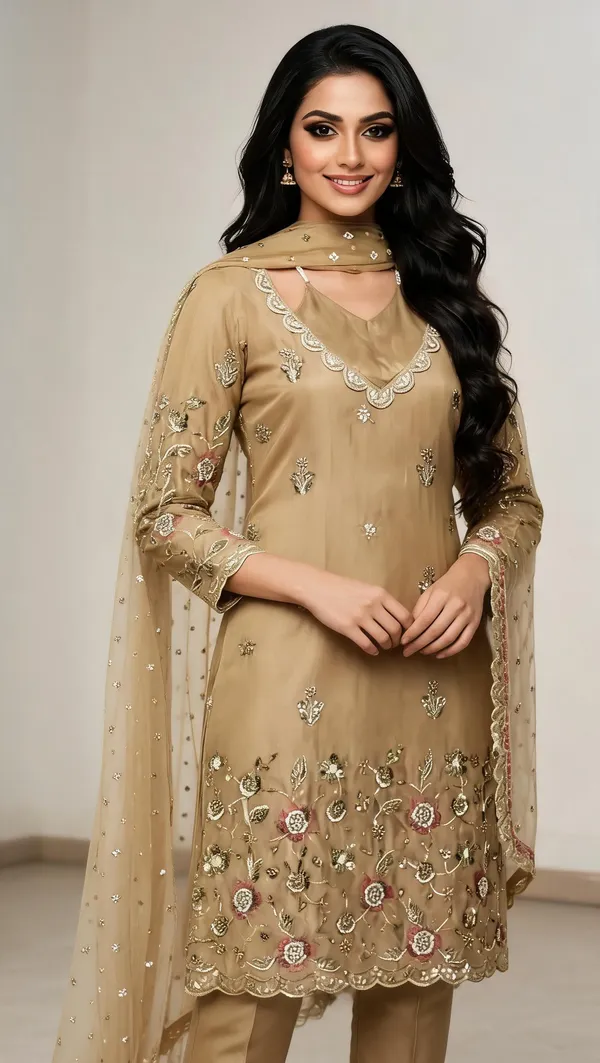 Beige_Silk_Straight_Embroidered_Suit_Set_For_Women