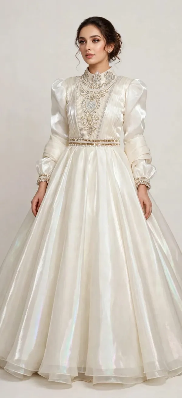 White_Satin_Embellished_Gown_for_Women