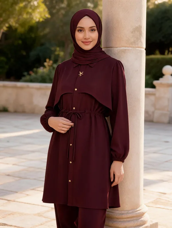 Maroon_Cye_Crush_Longline_Modest_Dress_For_Women