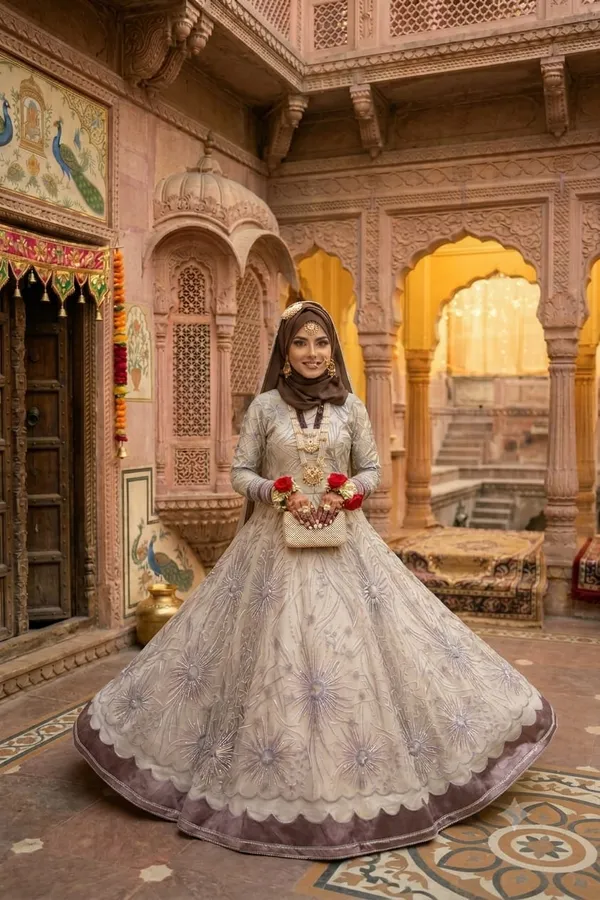 Ivory_Net_Flared_Lehenga_Set_for_Women