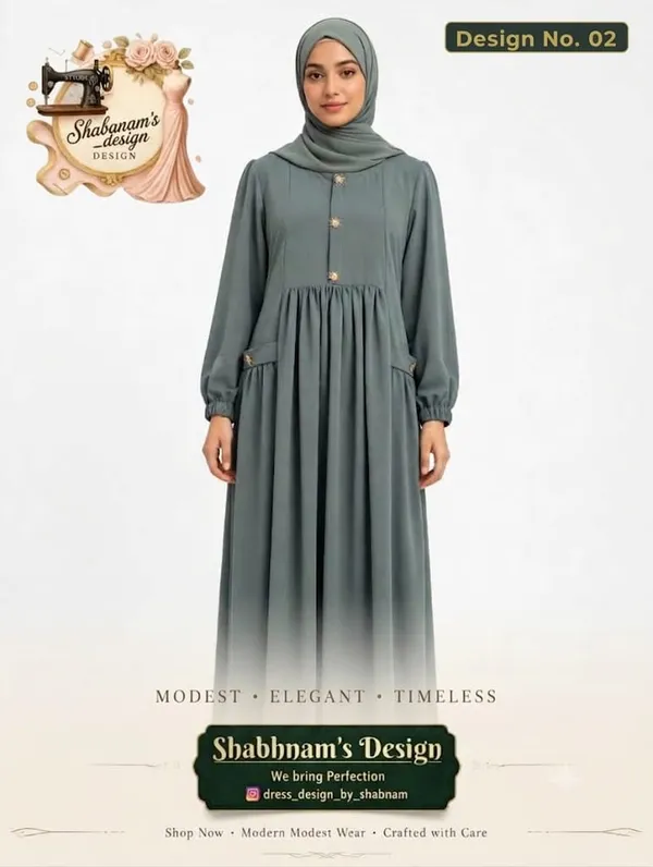 Grey_Modest_Full_Length_Abaya_for_Women