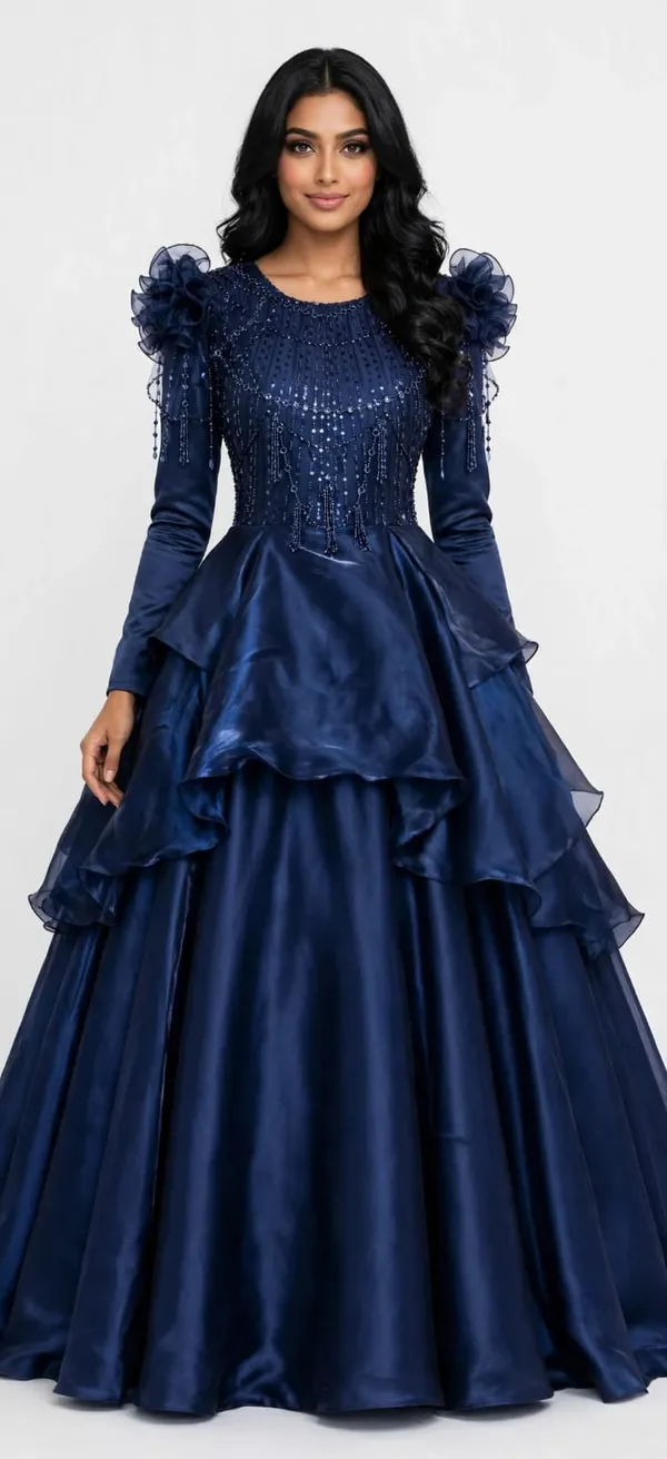 Navy_Blue_Embellished_Layered_Gown_for_Women