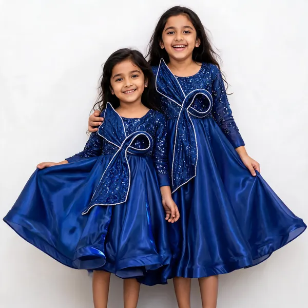 Blue_Jimmy_Choo_Fit_And_Flare_Party_Dress_For_Girls