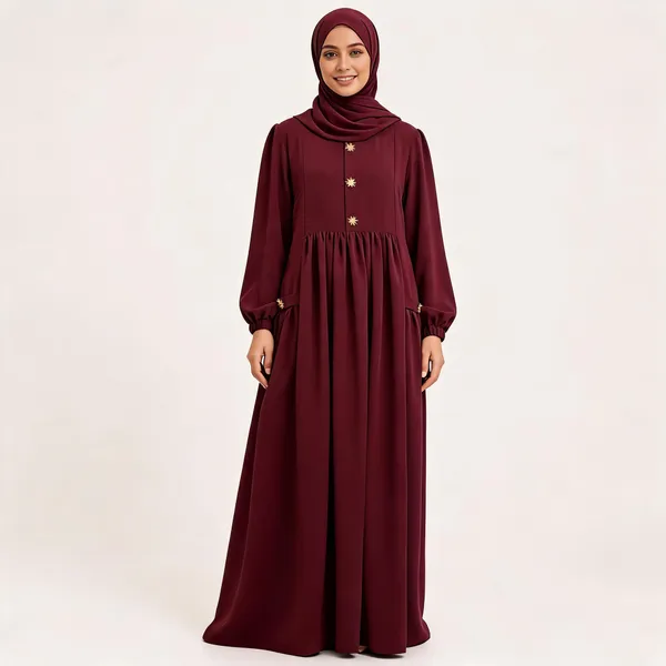 Maroon_Cye_Crush_Relaxed_Full_Length_Abaya_Dress_For_Women