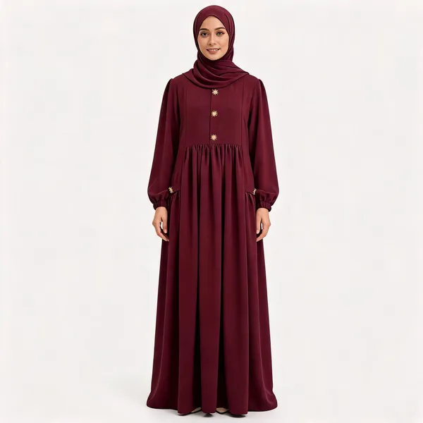 Maroon_Cye_Crush_Relaxed_Full_Length_Abaya_Dress_For_Women