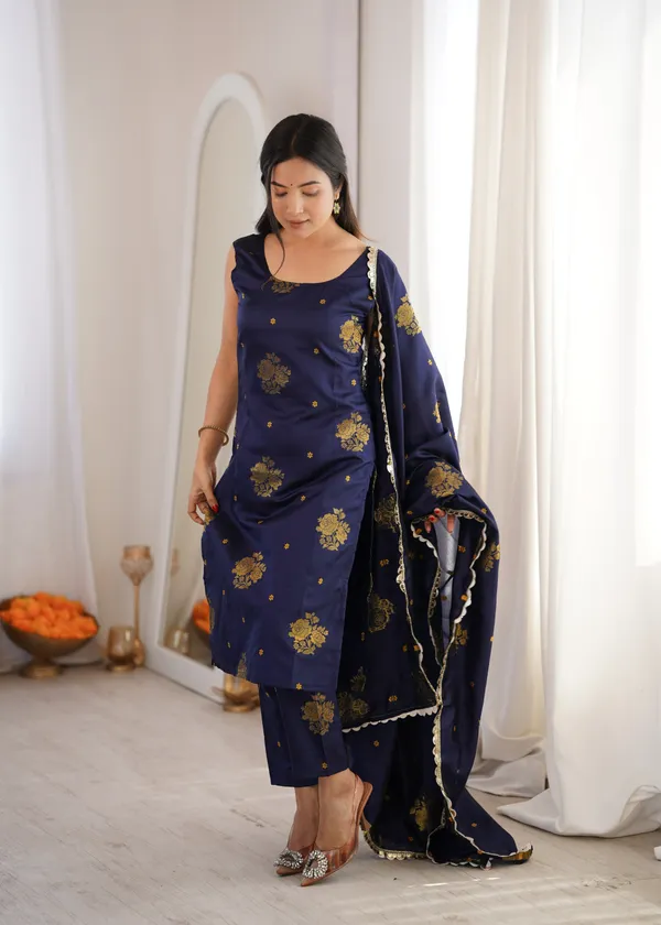 Navy_Blue_Printed_Straight_Kurta_Set_For_Women