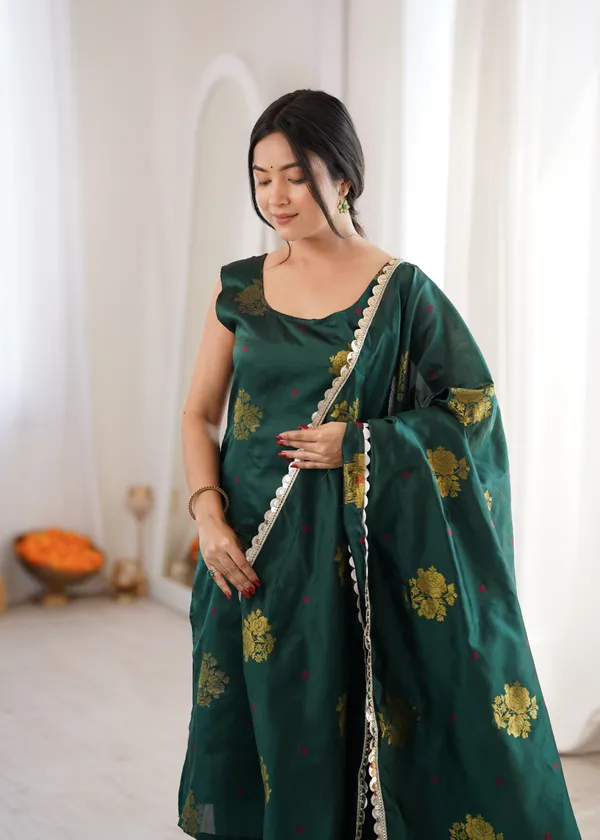 Green_Floral_Print_Ethnic_Suit_Set_For_Women