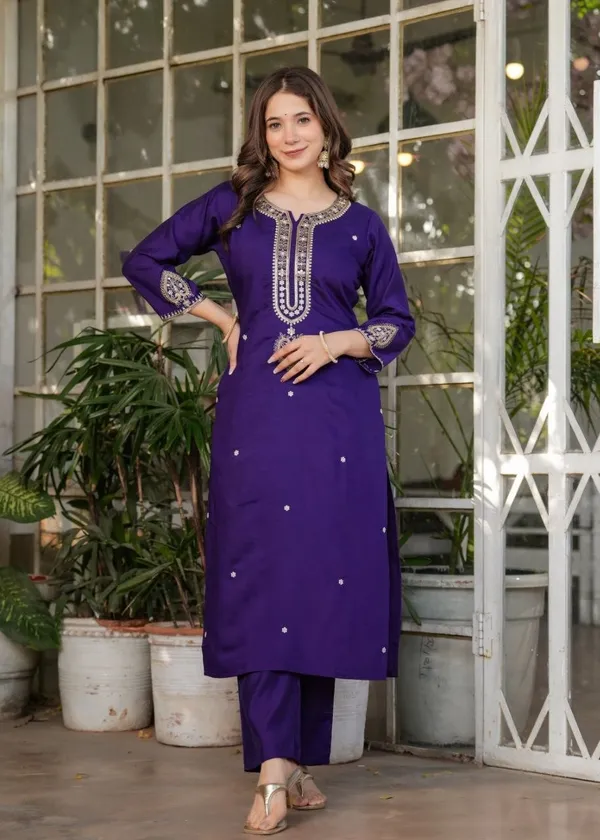 Purple_Embroidered_Kurta_Set_With_Dupatta_For_Women