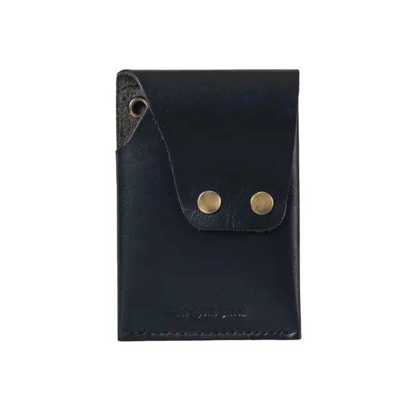 Black_Snap_Slim_2.0_Genuine_Leather_Biker's_Chain_Wallet_For_Men