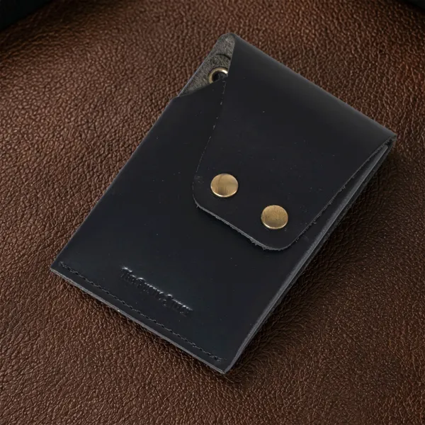 Black_Snap_Slim_2.0_Genuine_Leather_Biker's_Chain_Wallet_For_Men