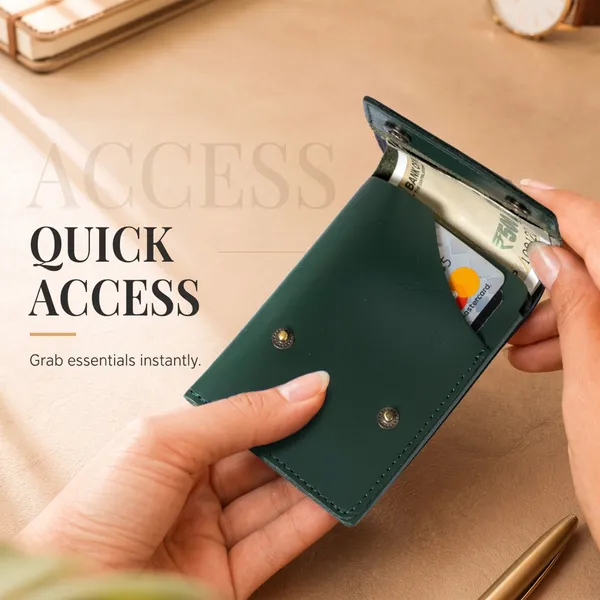 Green_Snap_Slim_Genuine_Leather_Wallet_For_Men