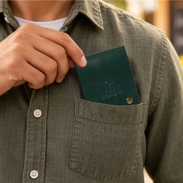 Green_Snap_Slim_Genuine_Leather_Wallet_For_Men