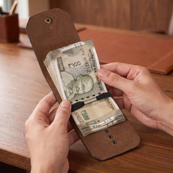 Brown_Cash_Clasp_Wrap_Genuine_Leather_Slim_Wallet_For_Men