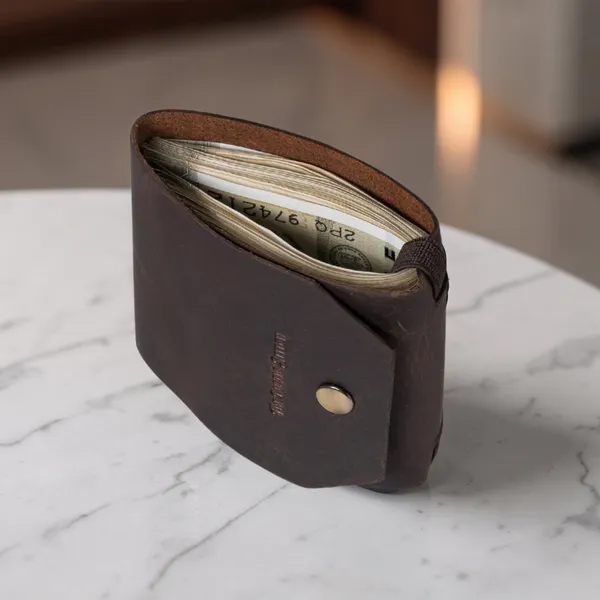 Brown_Cash_Clasp_Wrap_Genuine_Leather_Slim_Wallet_For_Men