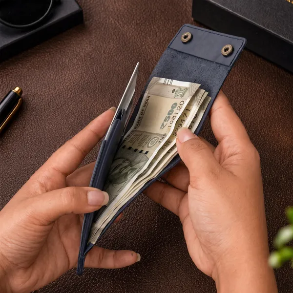 Navy_Snap_Slim_Genuine_Leather_Wallet_For_Men