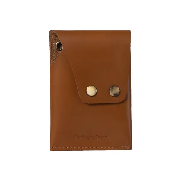 Brown_Snap_Slim_2.0_Genuine_Leather_Wallet_With_Biker's_Chain_For_Men