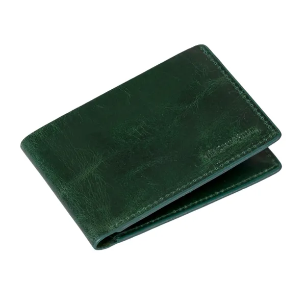 Green_Signature_Genuine_Leather_Bi_Fold_Wallet_For_Men