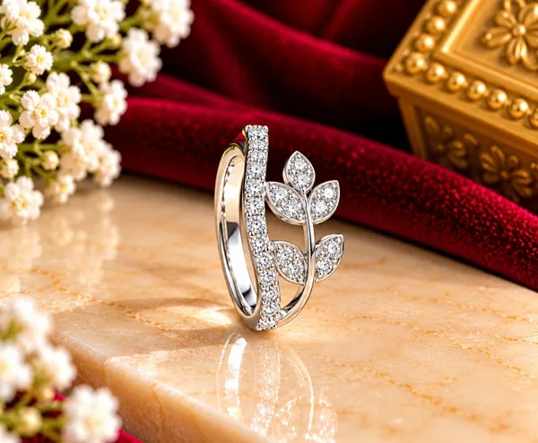 Silver-Tone_Floral_Embellished_Ring_for_Women