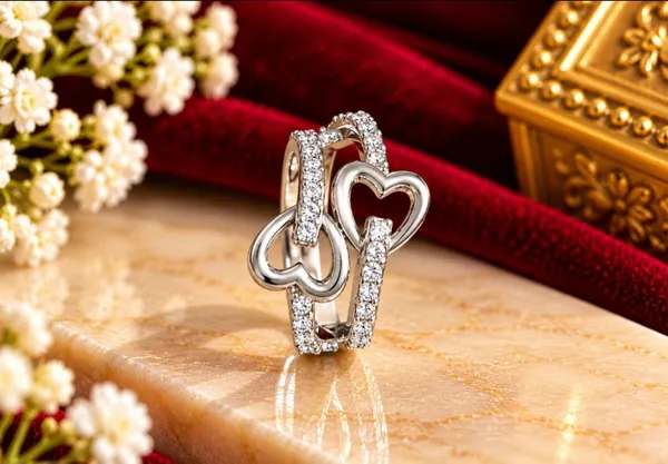 Silver-Tone_Heart_Statement_Ring_for_Women