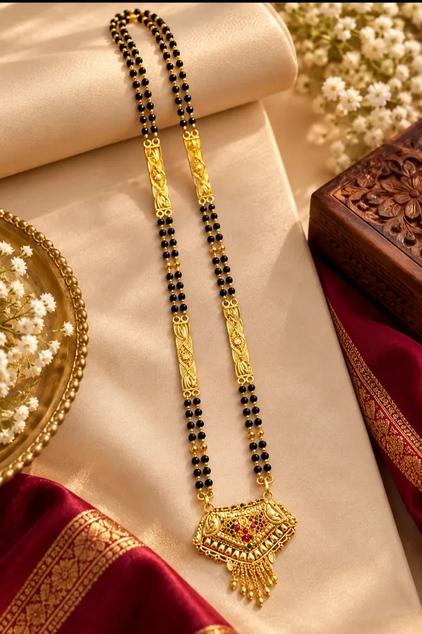 Black_Gold-Tone_Beaded_Mangalsutra_Necklace_for_Women