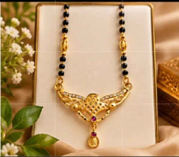 Black_Beaded_Gold_Tone_Mangalsutra_Necklace_for_Women
