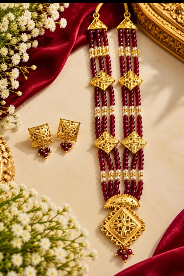 Gold_Tone_Beaded_Necklace_Set_for_Women