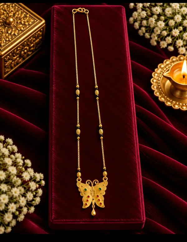 Gold_Tone_Butterfly_Pendant_Mangalsutra_For_Women