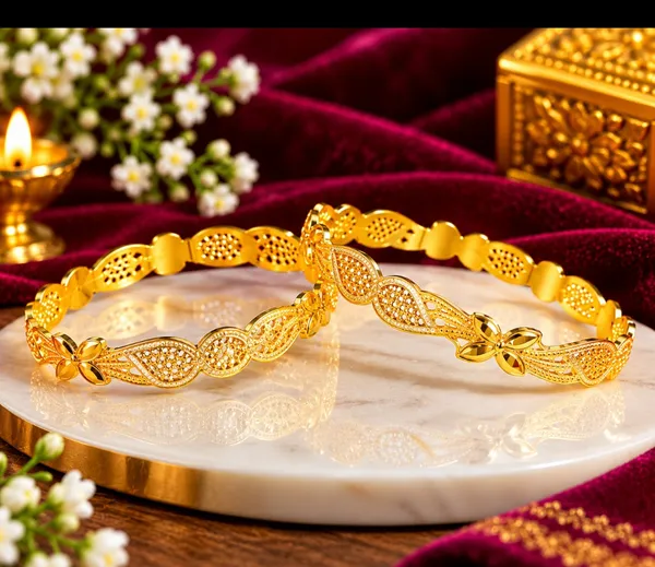 Gold-Tone_Embellished_Bangles_for_Women