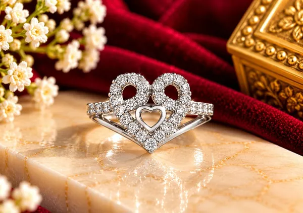 Silver_Tone_Heart_Design_Ring_for_Women