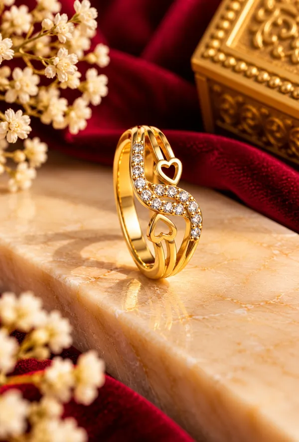 Gold_Tone_Rhinestone_Heart_Ring_for_Women