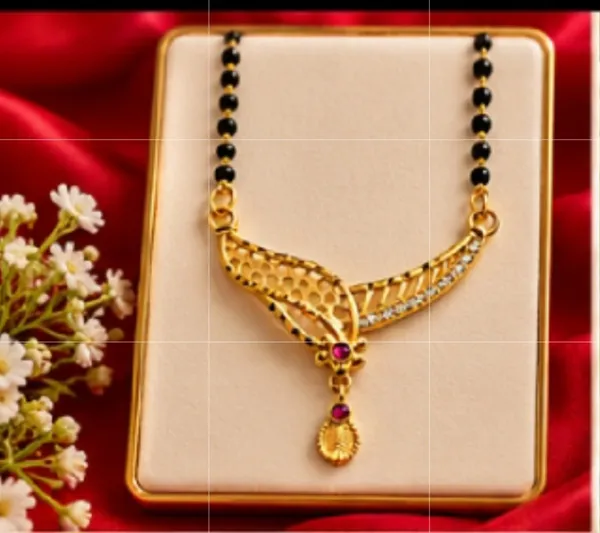 Gold_Tone_Black_Beaded_Pendant_Necklace_for_Women
